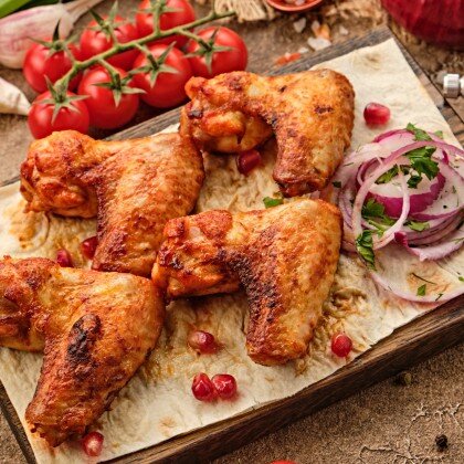 Шашлык из куриных крылышек