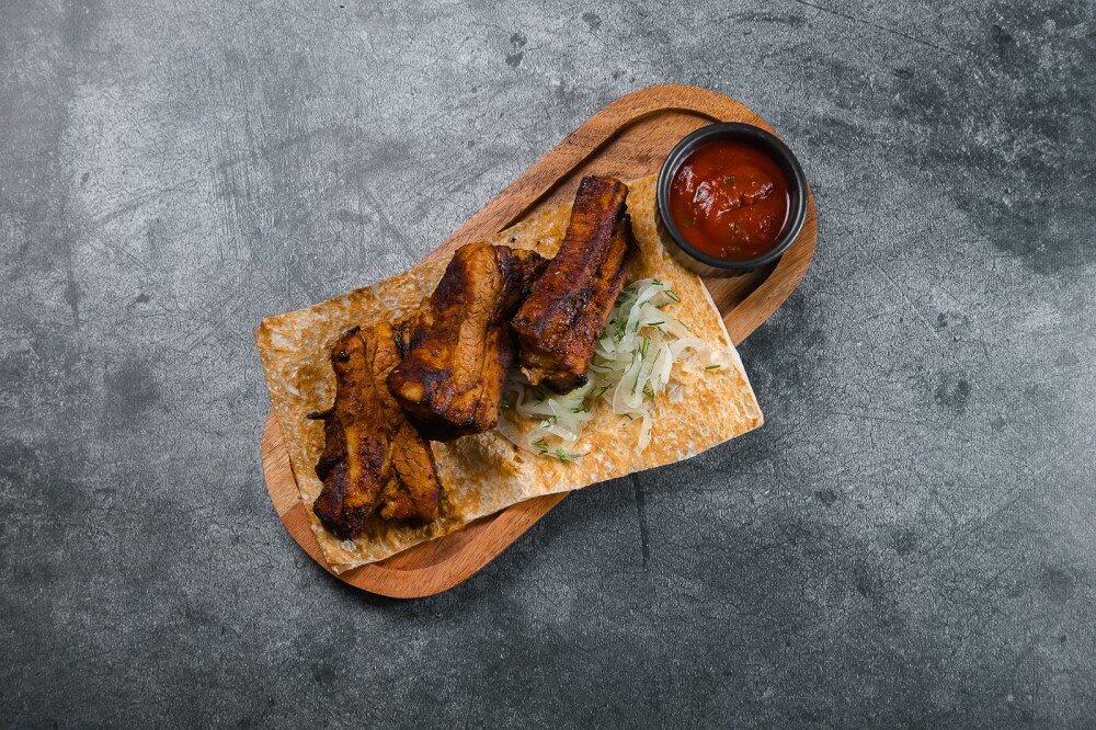 Шашлык из свиных ребрышек