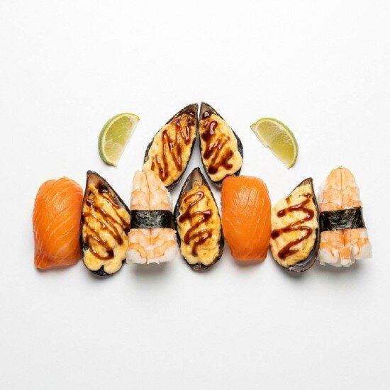 Сет сушки и мидий