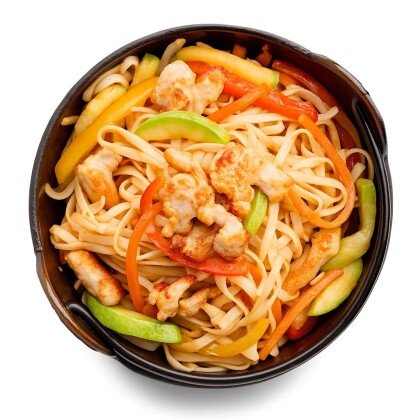 Лапша с курицей