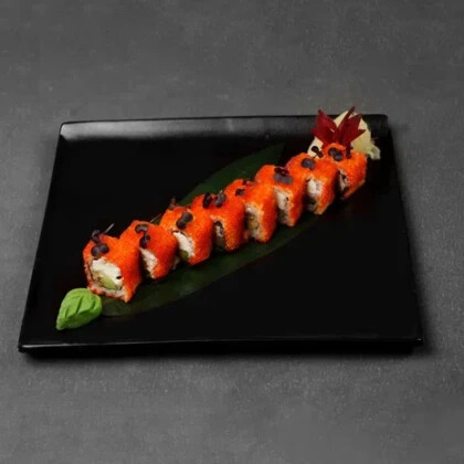 Филадельфия в икре тобико с угрем