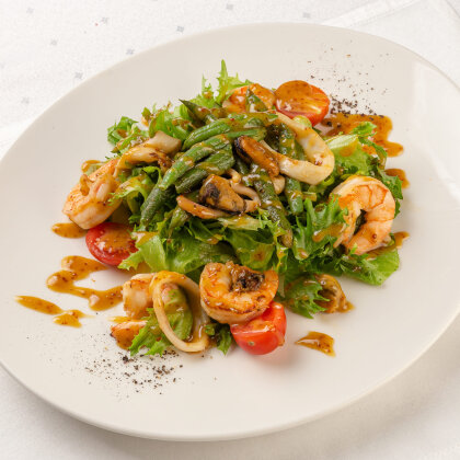 Теплый салат