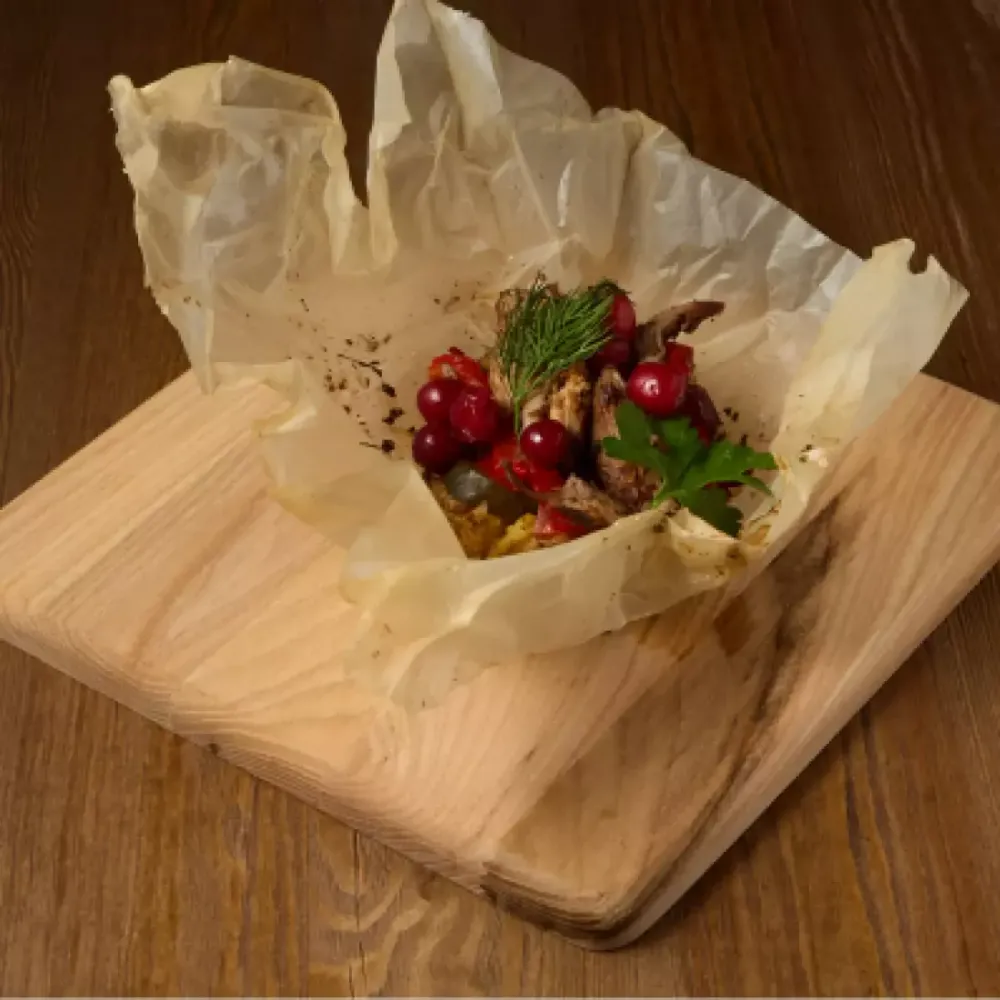Егерьский мундир с рваным мясом и клюквой