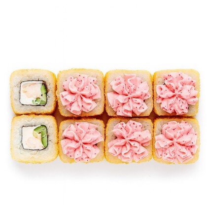 Темпурный лава с креветкой