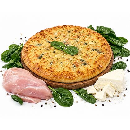 С КУРИЦЕЙ И ШПИНАТОМ