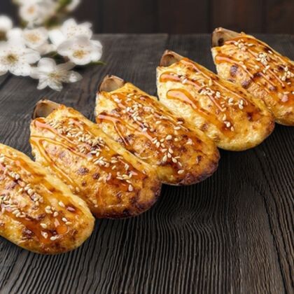 Запечённые мидии в ракушках (сырный соус)