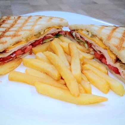 Клаб-сэндвич с курицей