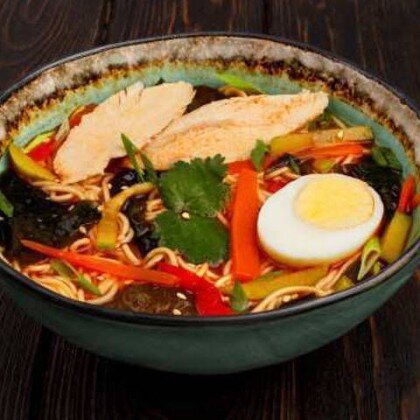 Рамён с курицей