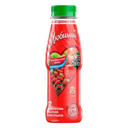 Сок «Любимый» Земляничное лето