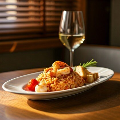 Ризотто с морепродуктами