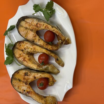 Стейк Форели на углях