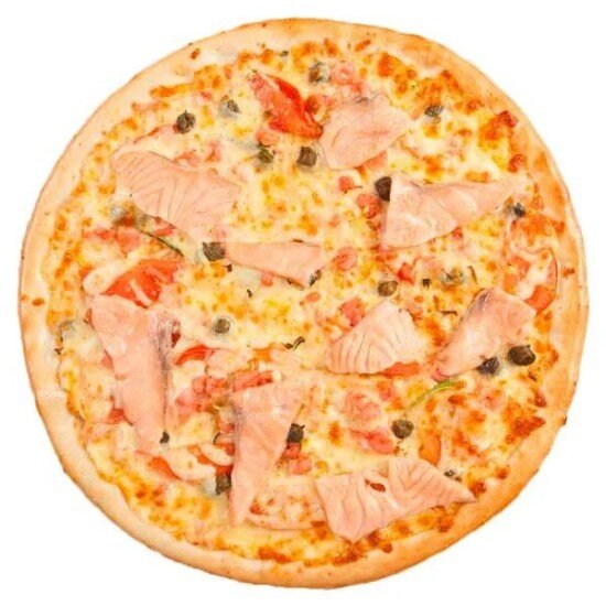 Пицца с семгой