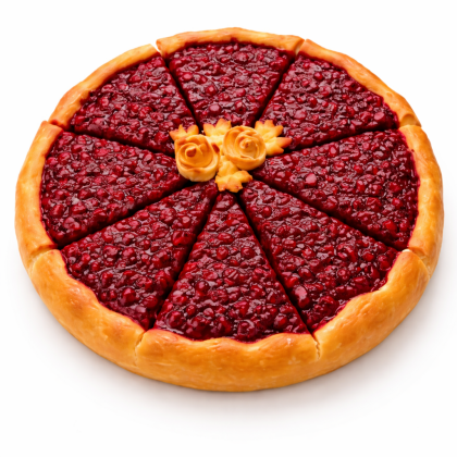 Брусничный пирог