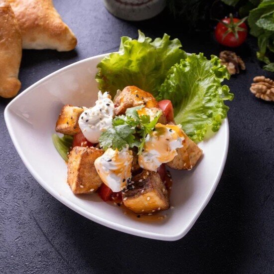 Салат «Хрустящий баклажан»