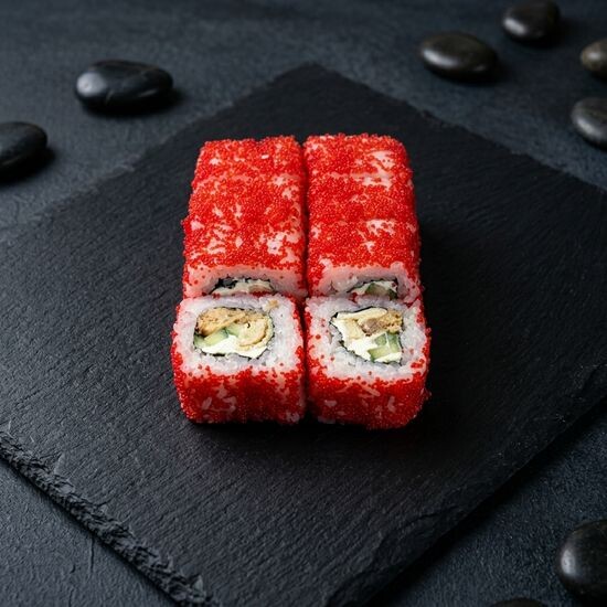 Калифорния с лососем терияки