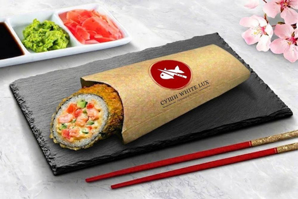 Шаверма с креветкой в темпуре