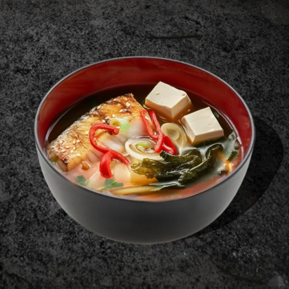 Мисо суп с палтусом