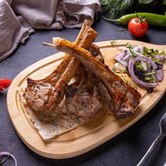 Шашлык из бараньей корейки