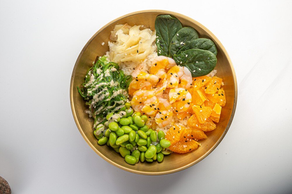 Поке с креветками