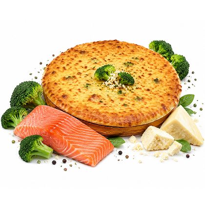 С СЁМГОЙ И БРОККОЛИ