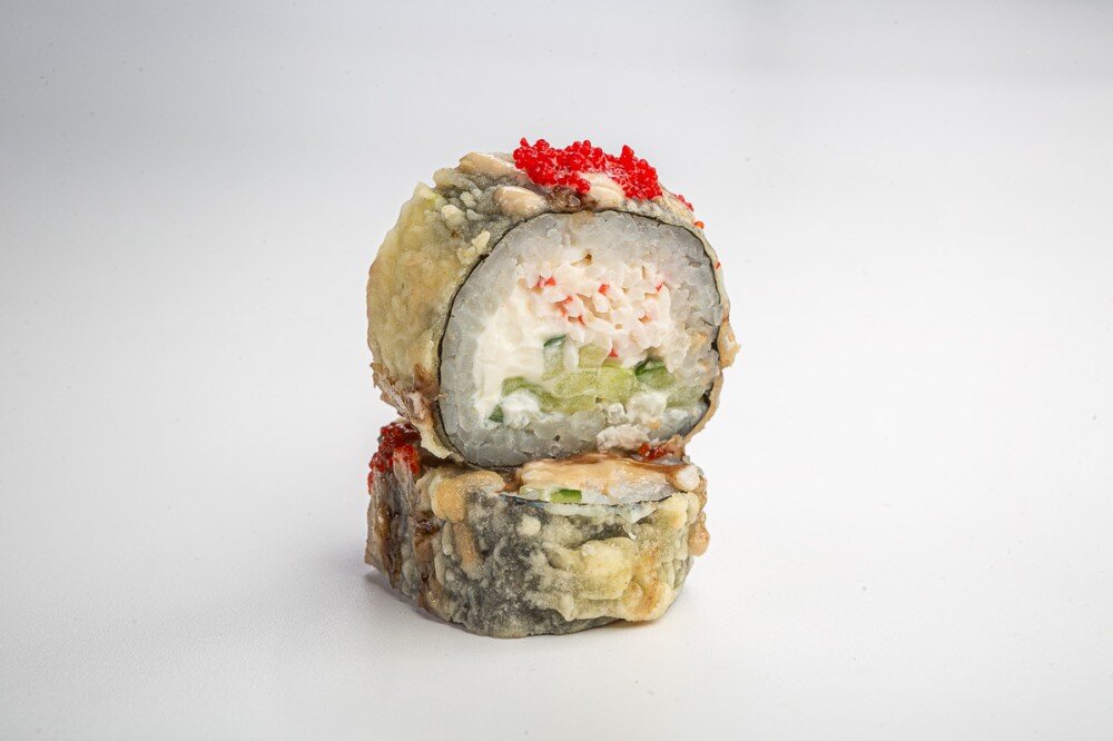 Половинка Жареный ролл со снежным крабом