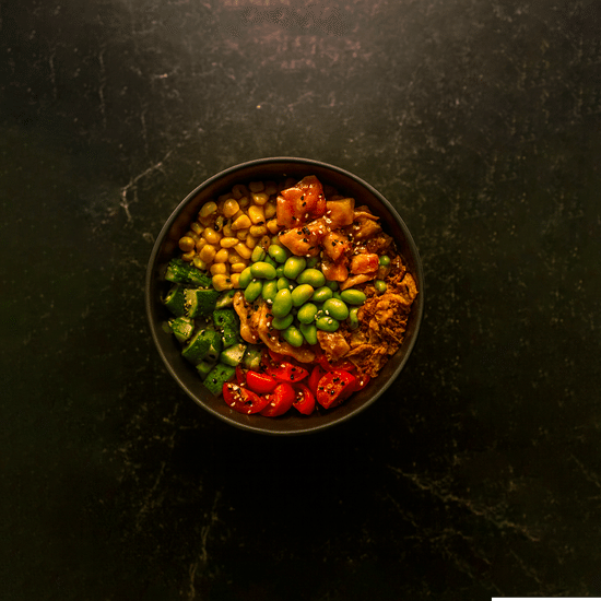 Поке Копченый цыпленок Гальби XL