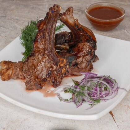 Шашлык из бараньей корейки