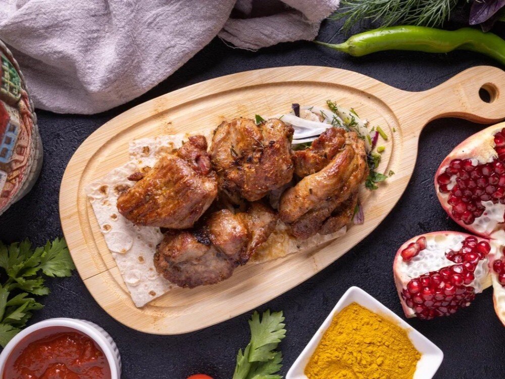 Шашлык из свиной шеи