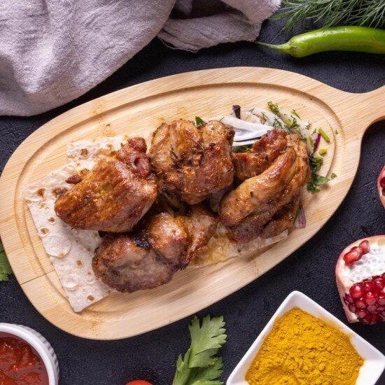 Шашлык из свиной шеи