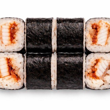 Маки с угрем