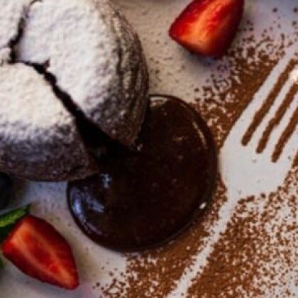 Шоколадный фондан