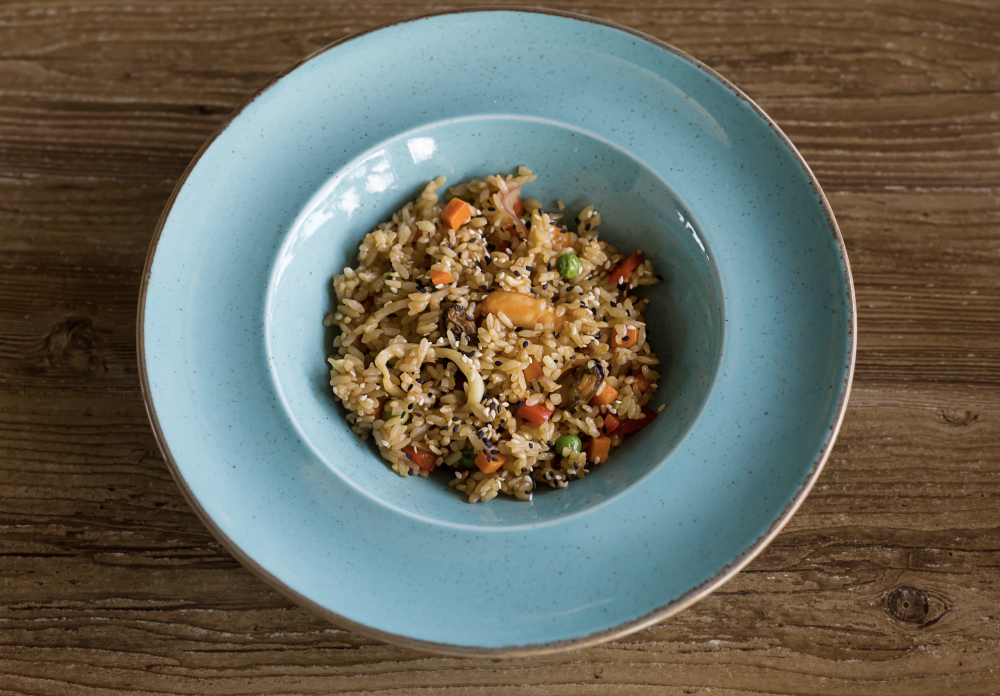 Рис с морепродуктами