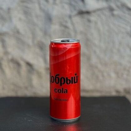 Добрый "Кола" в банке без сахара