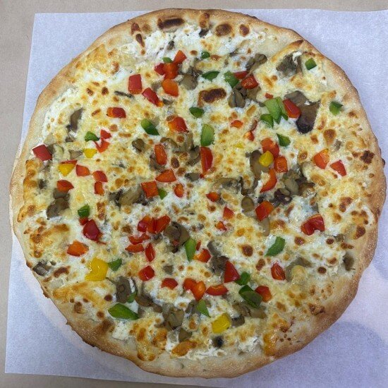 Пицца 2 сыра с грибами