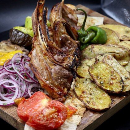 Баранья корейка комбо