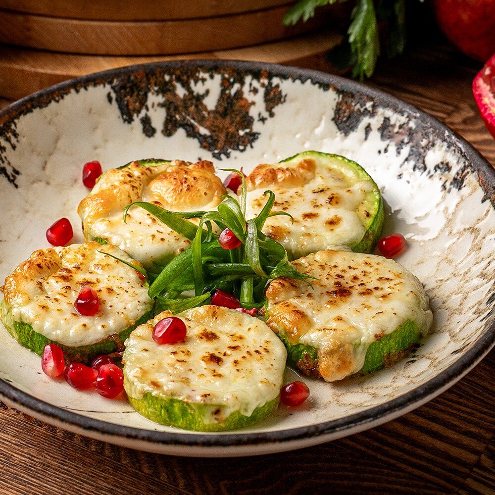 ЦУКИНИ С СЫРОМ И ЧЕСНОКОМ