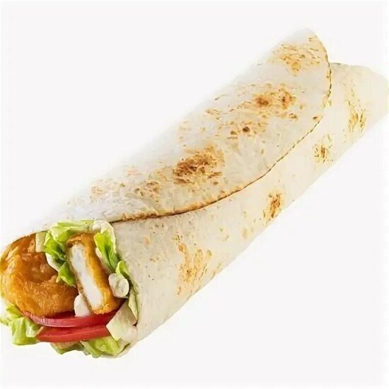 Ролл с курицей, грибами и белым соусом