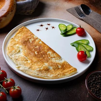 Омлет с овощами
