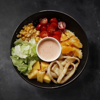 Поке с кальмаром