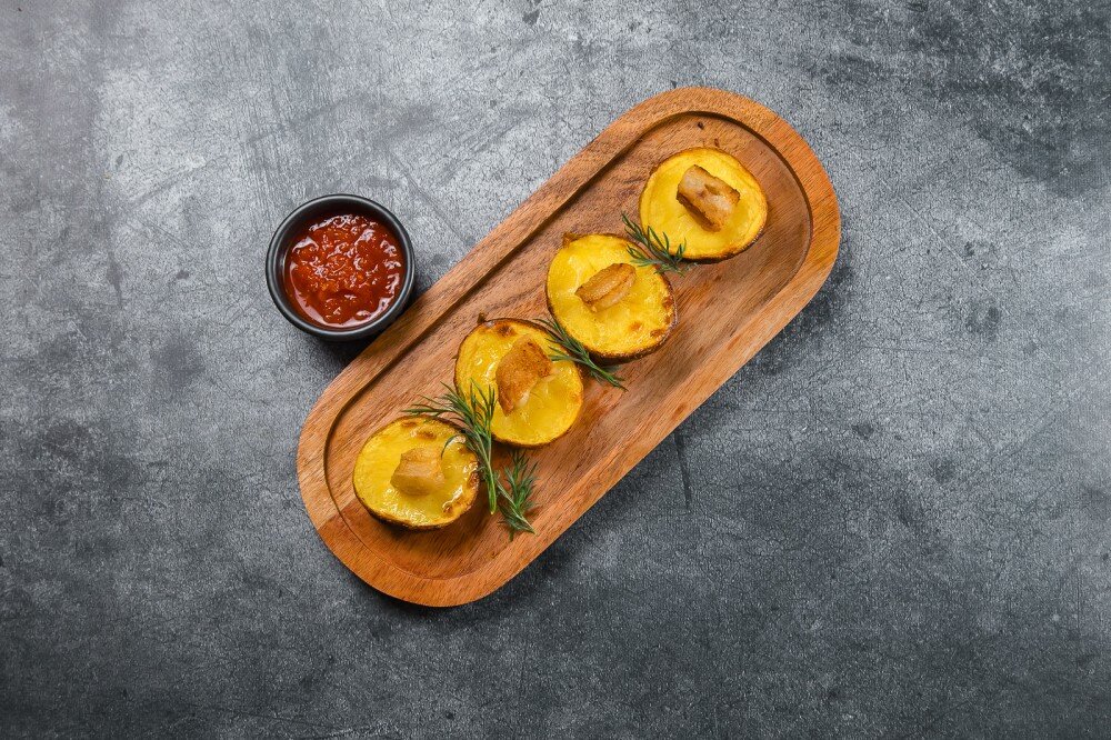 Картофель на мангале