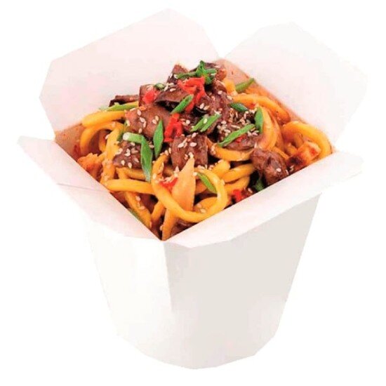 Вок Удон с говядиной в Устричном соусе