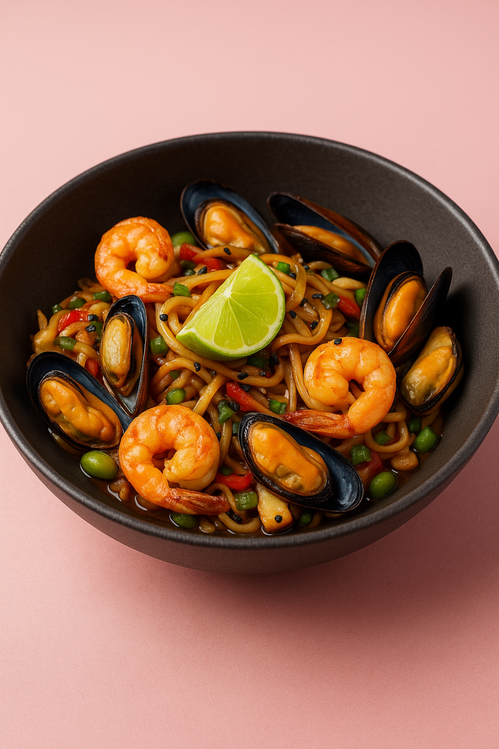 Вок с Морепродуктами