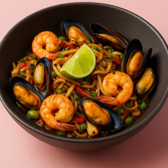Вок с Морепродуктами
