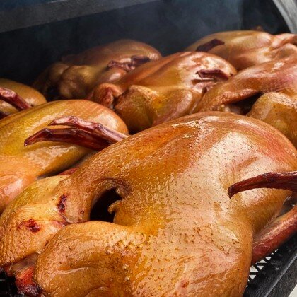 Утка с яблоками