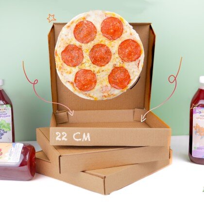 КОМБО 3 пиццы 22 см + Морс