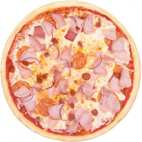 С колбасой и ветчиной