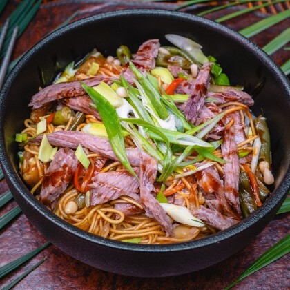 Вок с говядиной