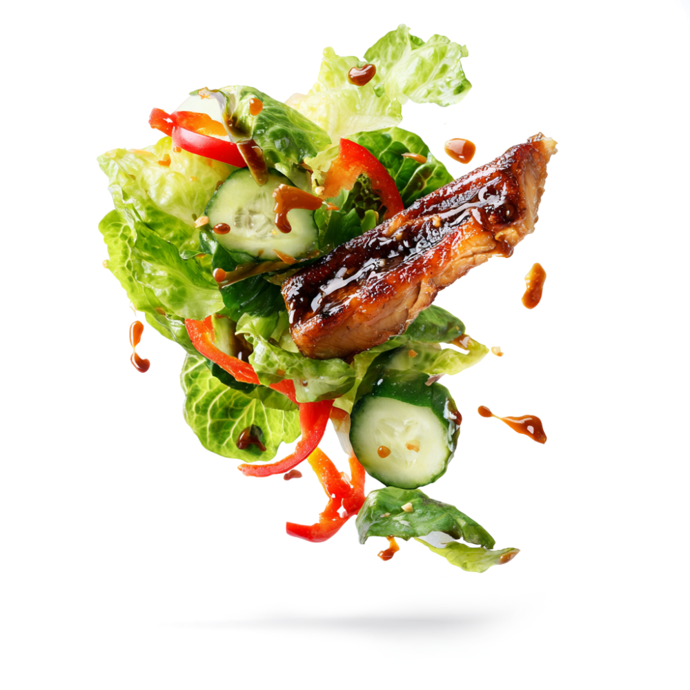 Салат с угрем