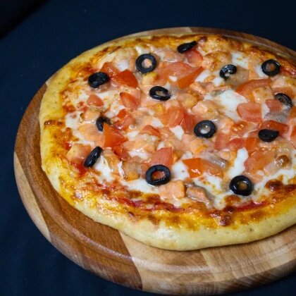 Пицца «Сливочный лосось»