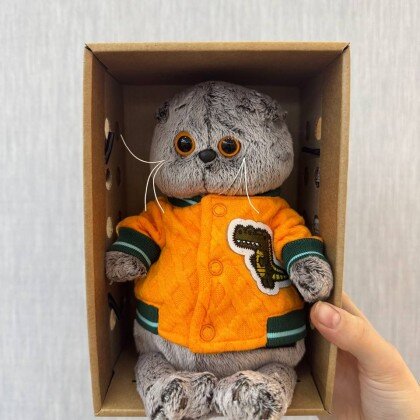 Басик в бомбере с крокодилом